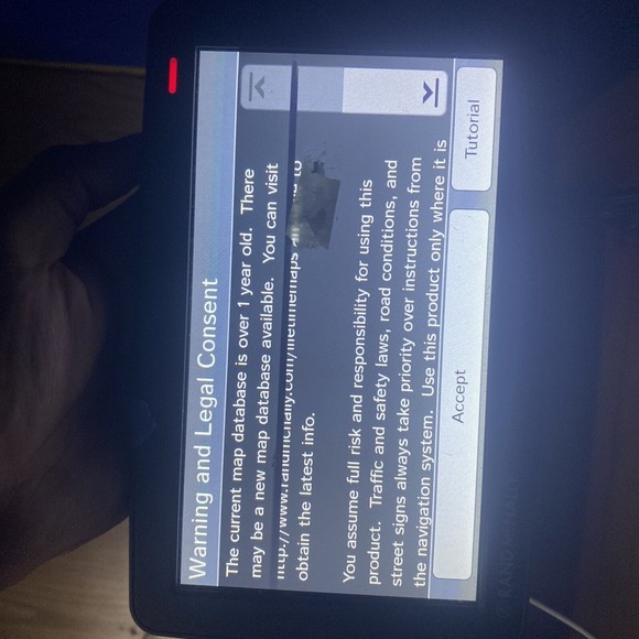 RAND MCNALLY TND-730 TRUCK GPS Tested Works See Pictures Read Screen Cracked - Picture 2 of 3